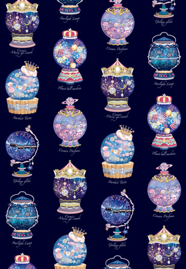 宇宙ドームデザインペーパー