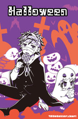 ハロウィンポストカード