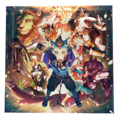 UTAU獣人 DIGITAL BEAST SINGERS 2nd REG 缶バッジ