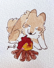 ミニ原画たきび