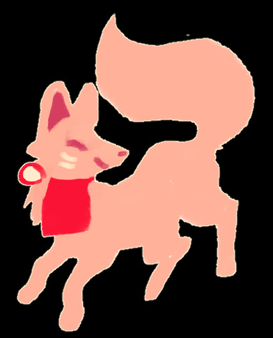 お守りのお狐様　アクキー
