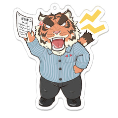トラハギ　アクリルキーホルダー