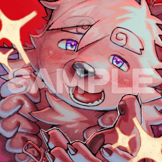 プリント色紙　タサブロウ