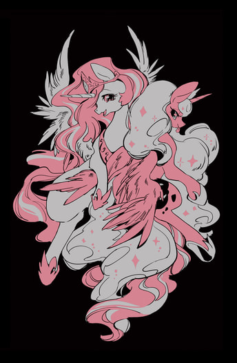 Sisters Tシャツ -pink/sizeL-