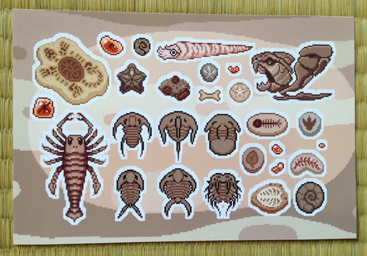 Fossil Friends Sticker Sheet