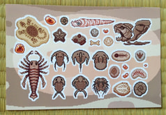 Fossil Friends Sticker Sheet