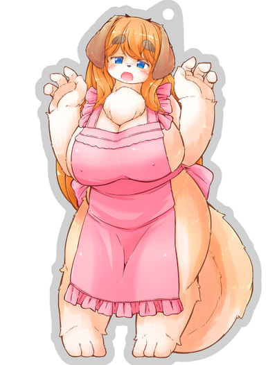犬ねーさんアクリルキーホルダー