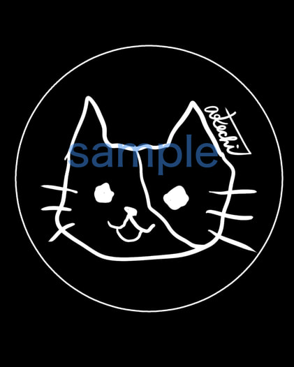 left hand cat2 ステッカー