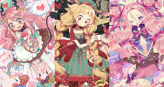 バレンタイン×チョコ擬人化ポストカードセット