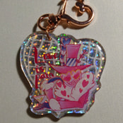 Valentinoアクキー　ドットホロ