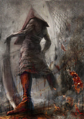 【SILLENT HILL2】Pyramid Head poster