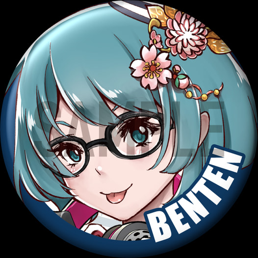 東京放課後サモナーズ 「ベンテン」キャラクター缶バッジ