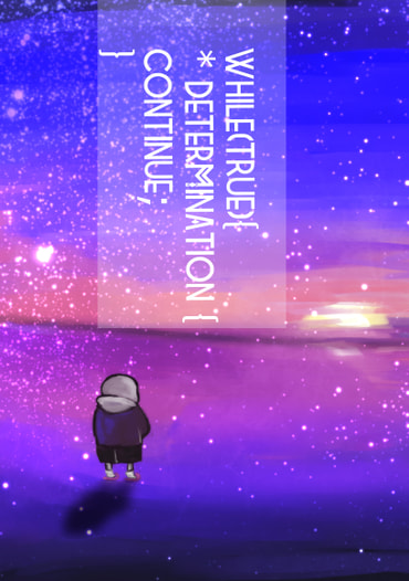 while(true) determination continue;}