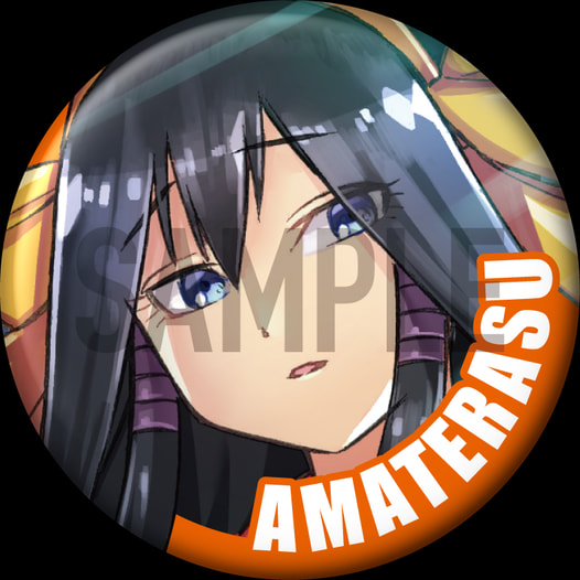 東京放課後サモナーズ 「アマテラス」キャラクター缶バッジ