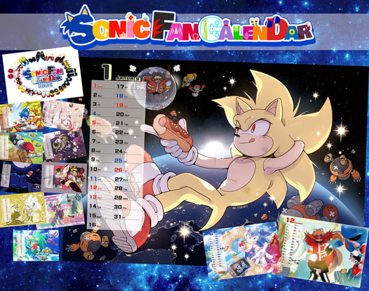 SONIC FAN CALENDAR 2025