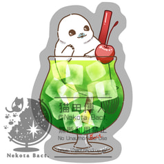 アザラシオーロラステッカー