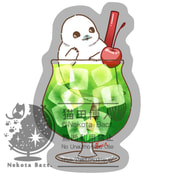 アザラシオーロラステッカー