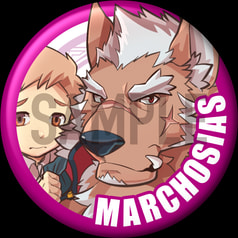 東京放課後サモナーズ 「マルコシアス」キャラクター缶バッジ