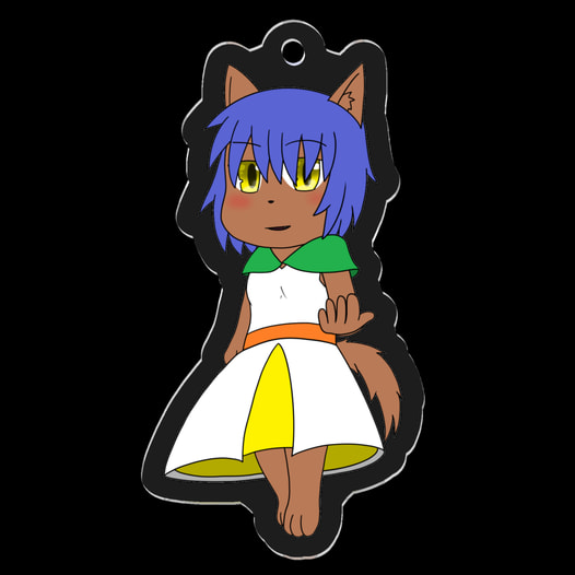 Animal Tail「ノート」アクリルキーホルダー