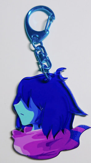 クリス　カラーアクリルキーホルダー