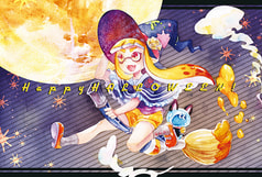 【ポストカード】　ハロウィンパブロ