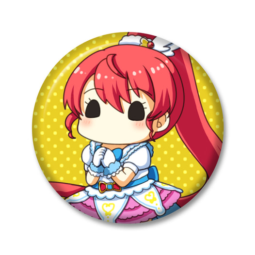 ちびキャラみかん缶バッジ