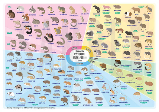 げっ歯目見取り図ポスター2026