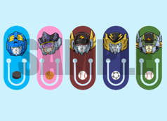 G3兄弟&シルバー2体デコクリップ