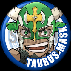 東京放課後サモナーズ 「タウラスマスク」キャラクター缶バッジ