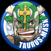 東京放課後サモナーズ 「タウラスマスク」キャラクター缶バッジ