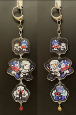 3形態アクリルキーホルダー△血滴