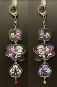 3形態アクリルキーホルダー△血滴