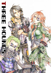 Three hounds
