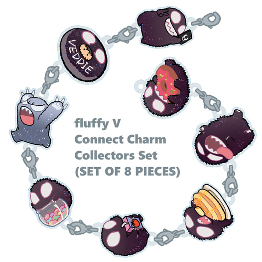 FLUFFY V Connect Charm : Collectors Set