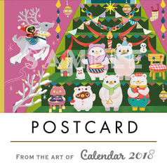 POSTCARD「シロクマたちのクリスマス」
