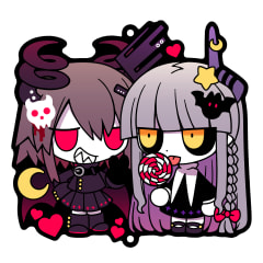 はんてん＆クロツノ　アクリルキーホルダー