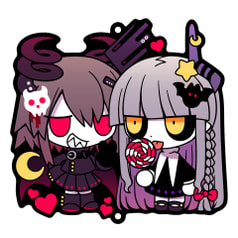 はんてん＆クロツノ　アクリルキーホルダー