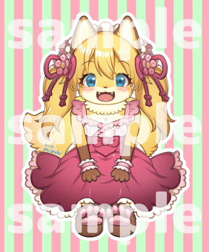 アクリルキーホルダー（ツインテールたえちゃん）