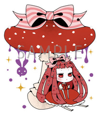 アクリルキーホルダー【ベニテングタケ】