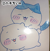 ちいかわ色紙(②ハチちいA)