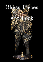 Chess pieces Art Book