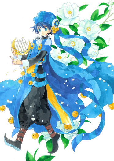 誕生石擬人化ポストカード（ターコイズ）