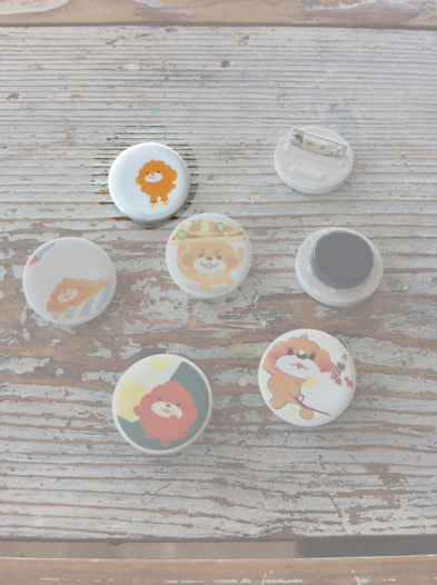 またよし うんくまマグネット「ぺろり」