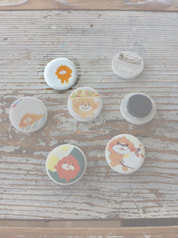 またよし うんくまマグネット「ぺろり」