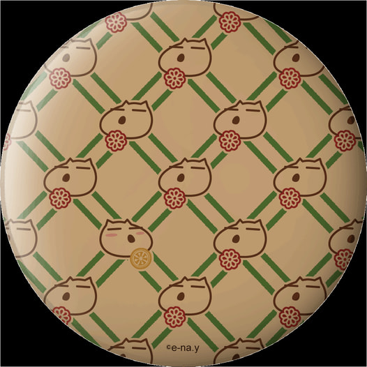 カピバラ缶ミラー