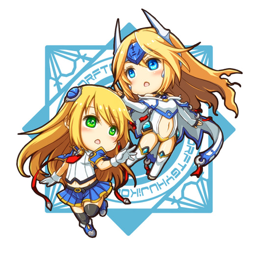 ノエル＆μアクリルキーホルダー