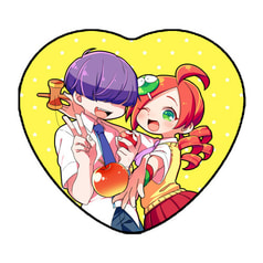 ハート型缶バッジ（まぐりん）