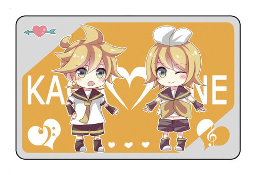鏡音リン・レンICカードステッカー