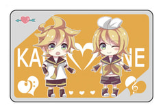 鏡音リン・レンICカードステッカー