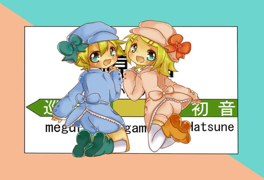 ICカードステッカー　鏡音リン・レン
